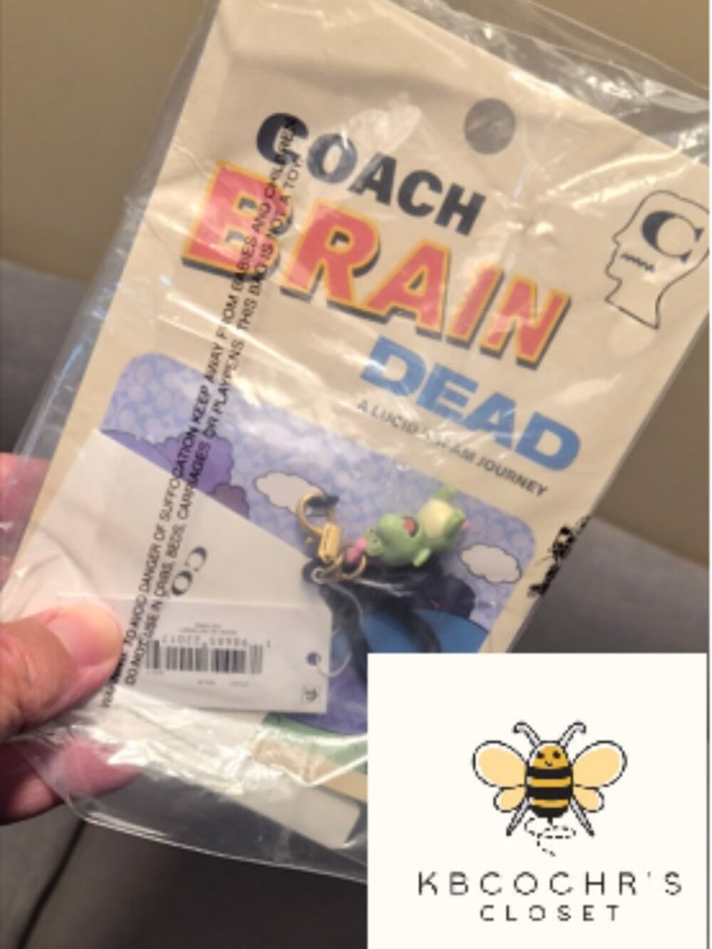 Coach | Brain Dead Darby Dino DIY Charm CFD07